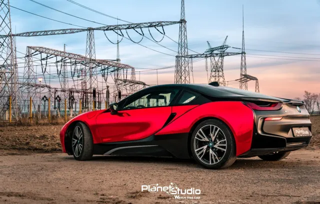 BMW i8 · zmiana koloru — realizacja Planet Studio